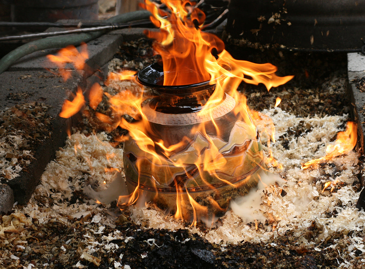 Roku Pottery Fire