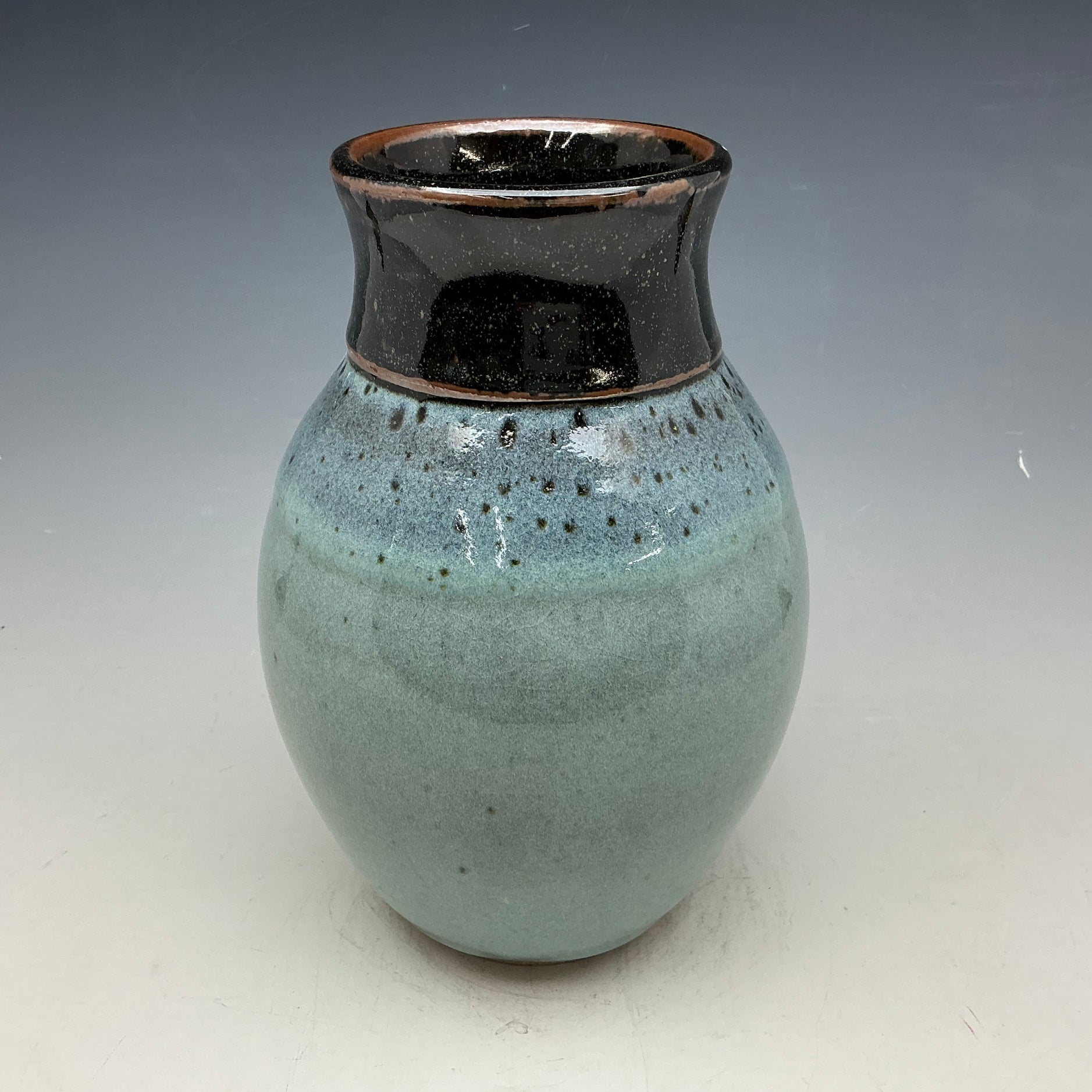 Sage flower vase