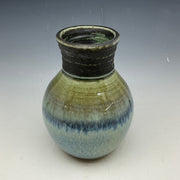 Tea green flower vase