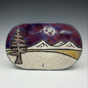 3 Sisters Mountains on a Snowy Day