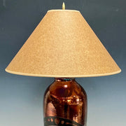 brown lamp shade