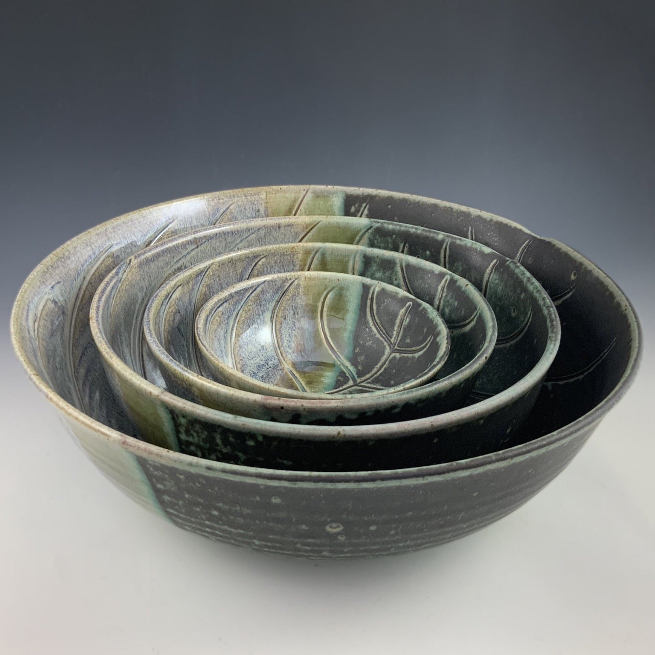 4pc leaf bowl set