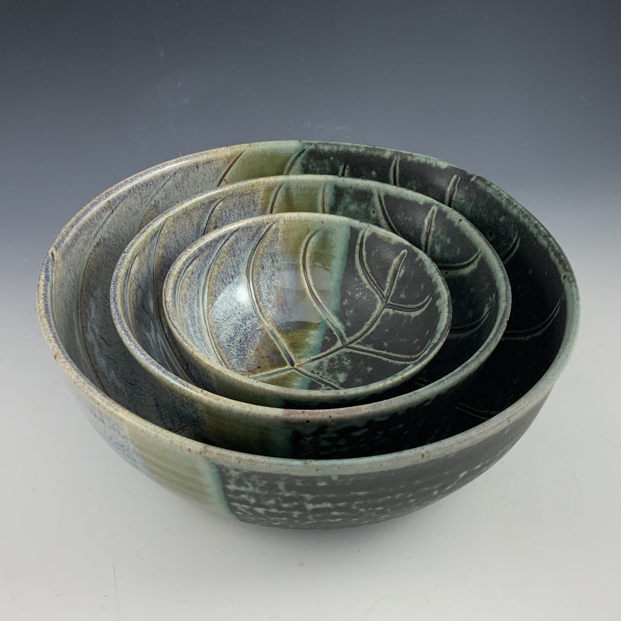 3pc leaf bowl set